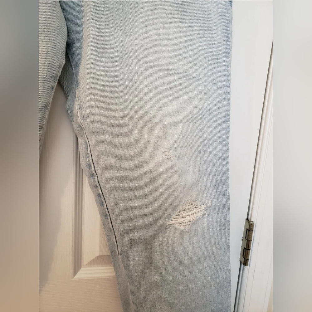 💪VINTAGE BRITCHES GREAT OUTDOORS BLUE JEANS MEN'S SIZE 31 x 31 FADED DISTRESSED - Picture 4 of 12